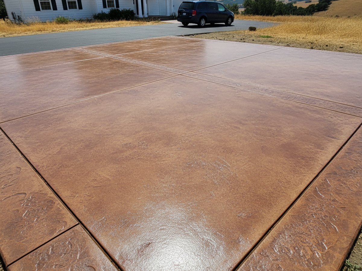 Concrete Overlays completed by Omega Concrete in Redwood City, CA