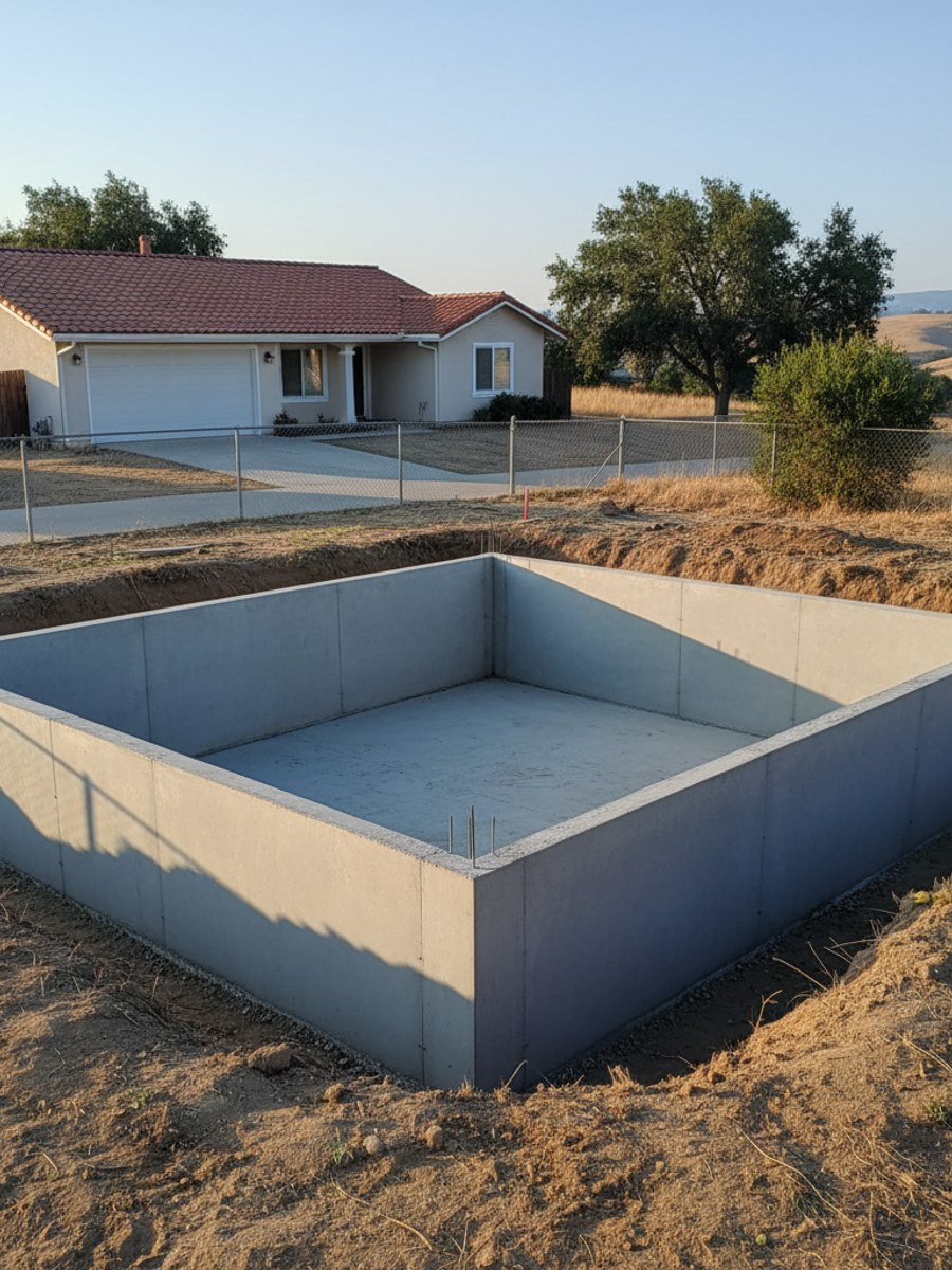 Concrete Patios completed by Omega Concrete in Los Gatos, CA